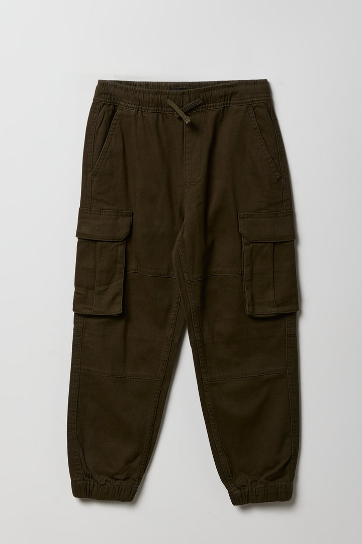 Boys Drawstring Cargo Jogger