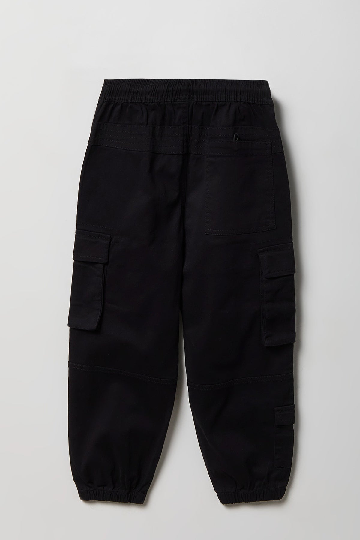 Alt View 2. Boys Cargo Jogger - Black
