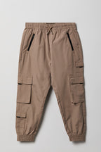 Boys Zip Pocket Cargo Jogger