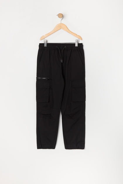 Boys Zip Pocket Cargo Jogger