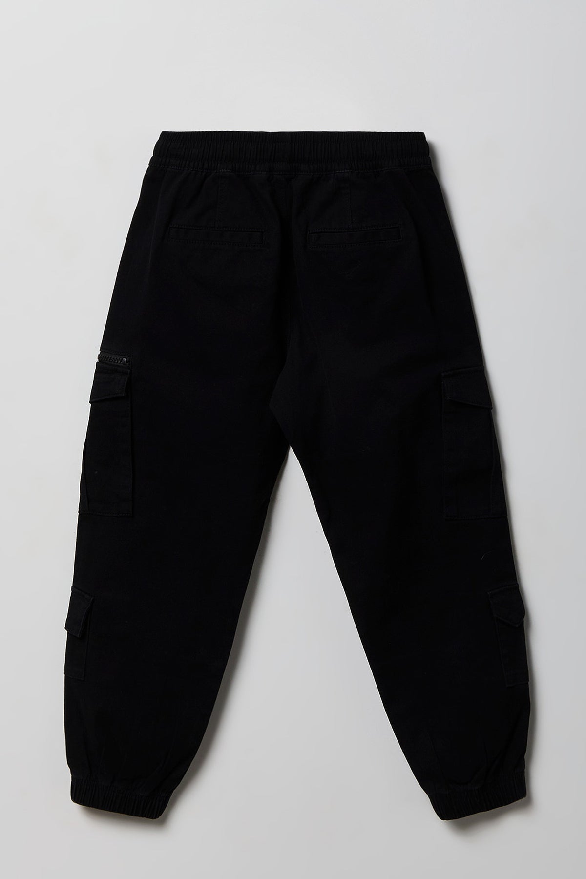 Alt View 2. Boys Cargo Jogger - Black