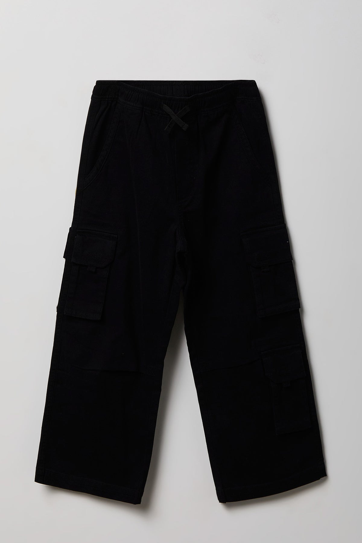 Boys Relaxed Cargo Pant - Black