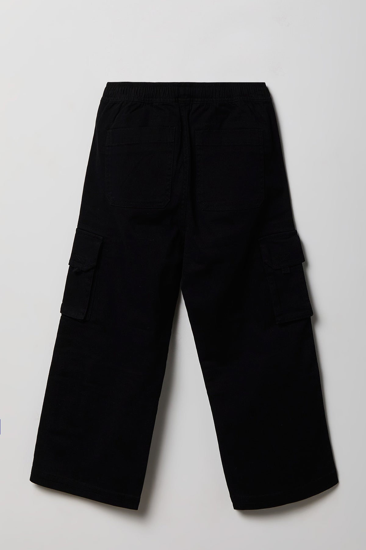 Alt View 2. Boys Relaxed Cargo Pant - Black