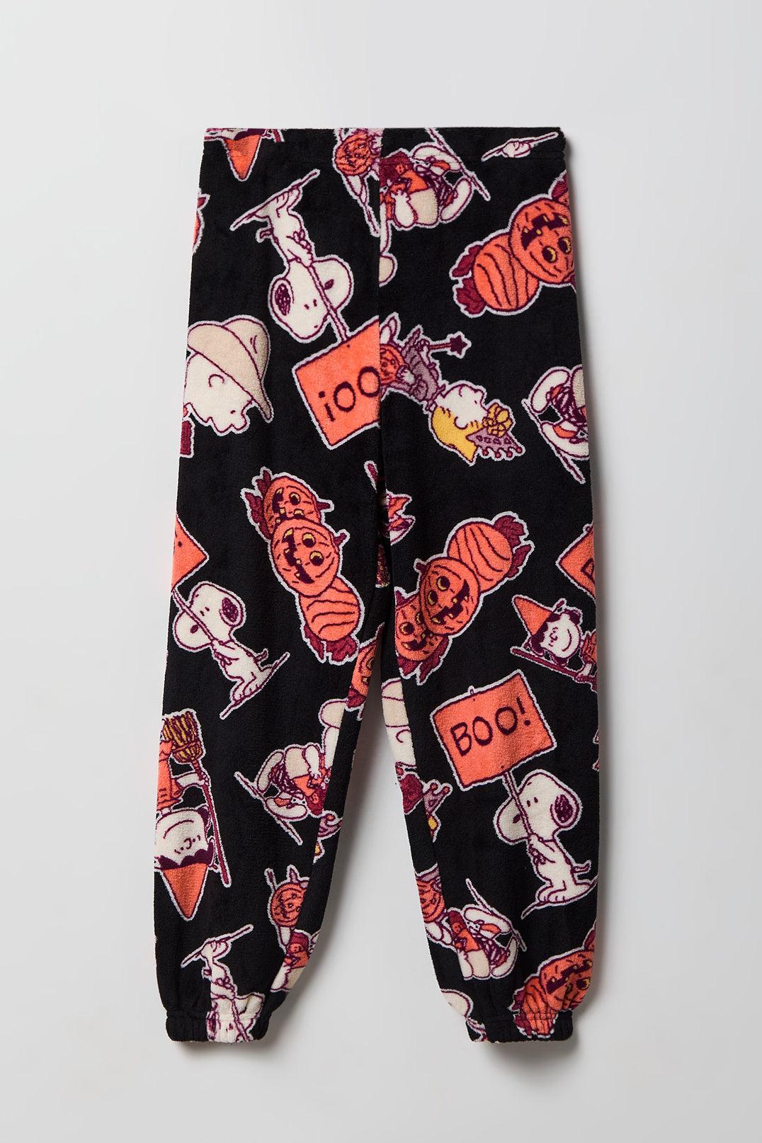 Alt View 4. Kids Peanuts Snoopy Halloween T-Shirt & Pant Pajama Set - Black