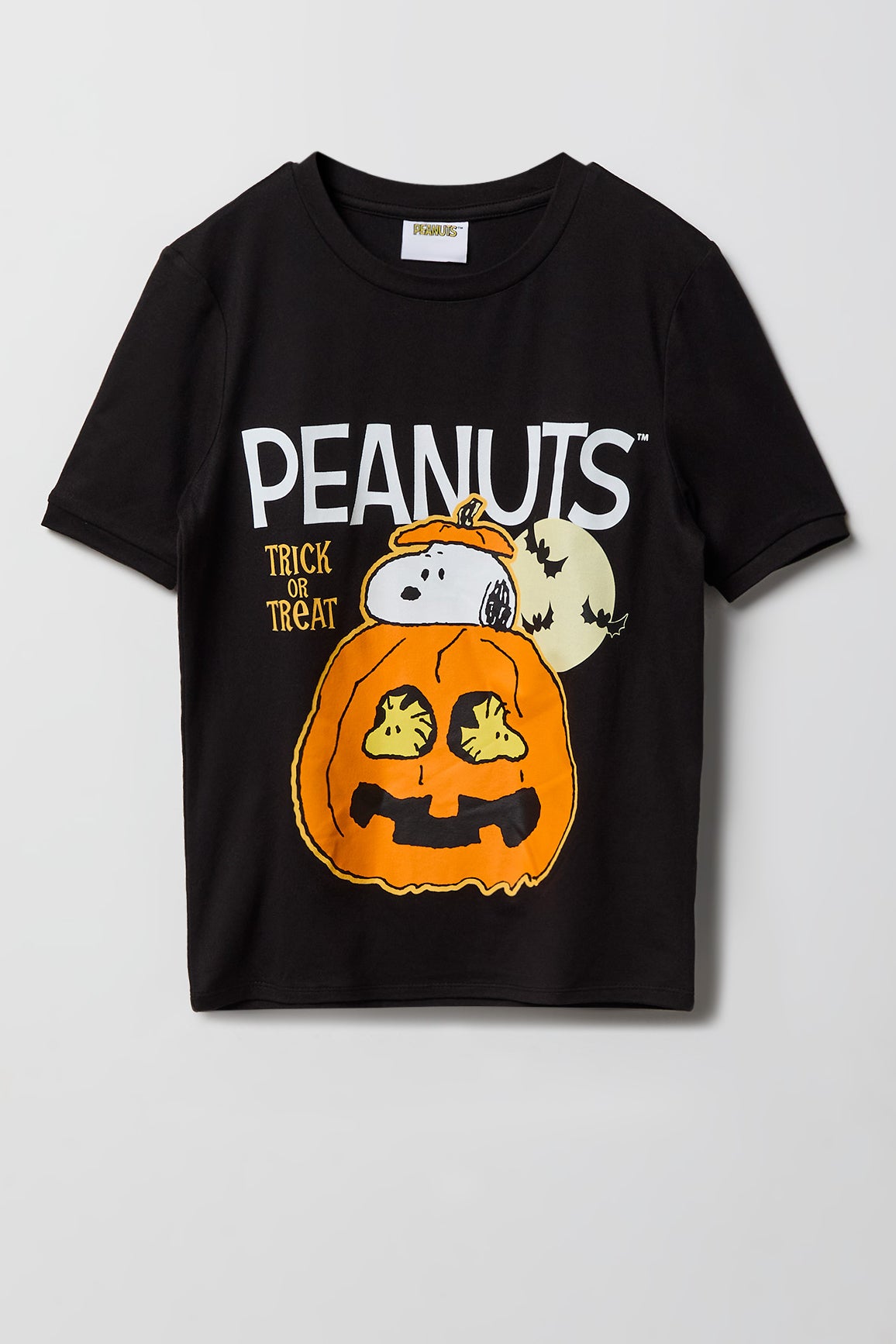 Vue alternative 2. Ensemble pyjama d'Halloween avec t-shirt à imprimé Peanuts Snoopy et pantalon pour enfant