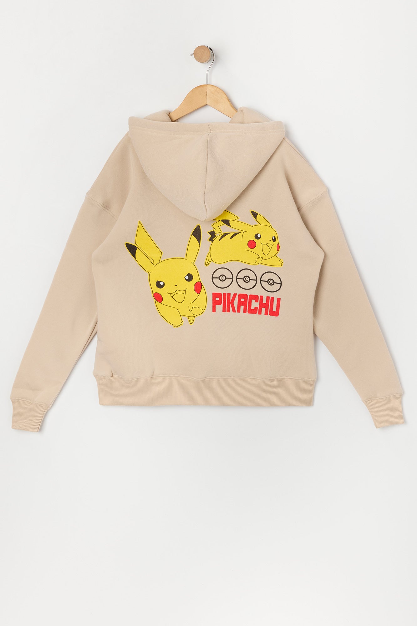 Boys Pikachu Graphic Fleece Hoodie