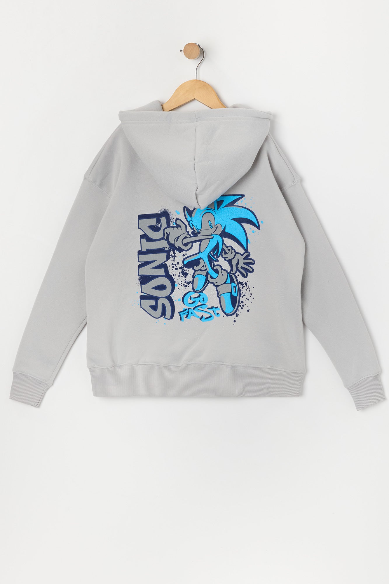 Boys Sonic Graphic Fleece Hoodie