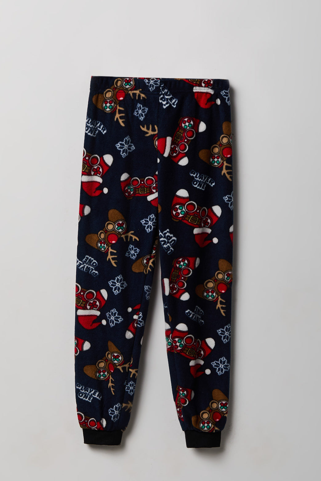 Vue alternative 5. Ensemble pyjama en molleton polaire de Noël pour garçon