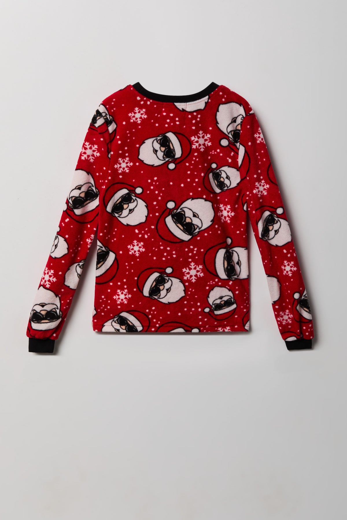 Vue alternative 4. Ensemble pyjama en molleton polaire de Noël pour garçon