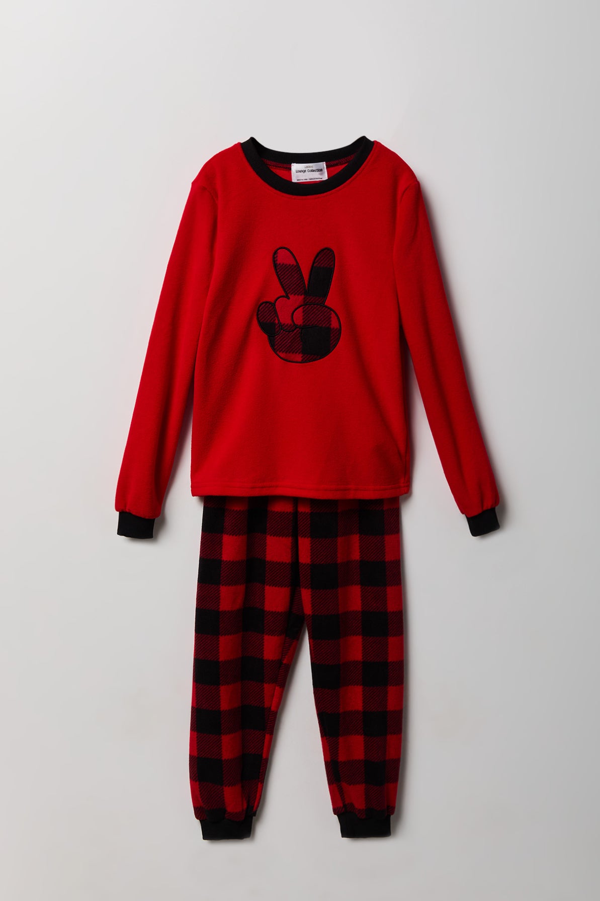 Vue alternative 2. Ensemble pyjama en molleton polaire pour garçon
