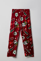 Pantalon de pyjama en peluche à imprimé Portugal pour garçon