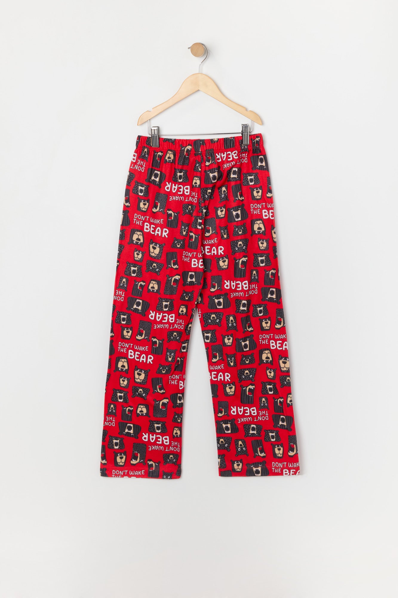 Boys Don't Wake the Bear Graphic 2 Piece Pajama Set