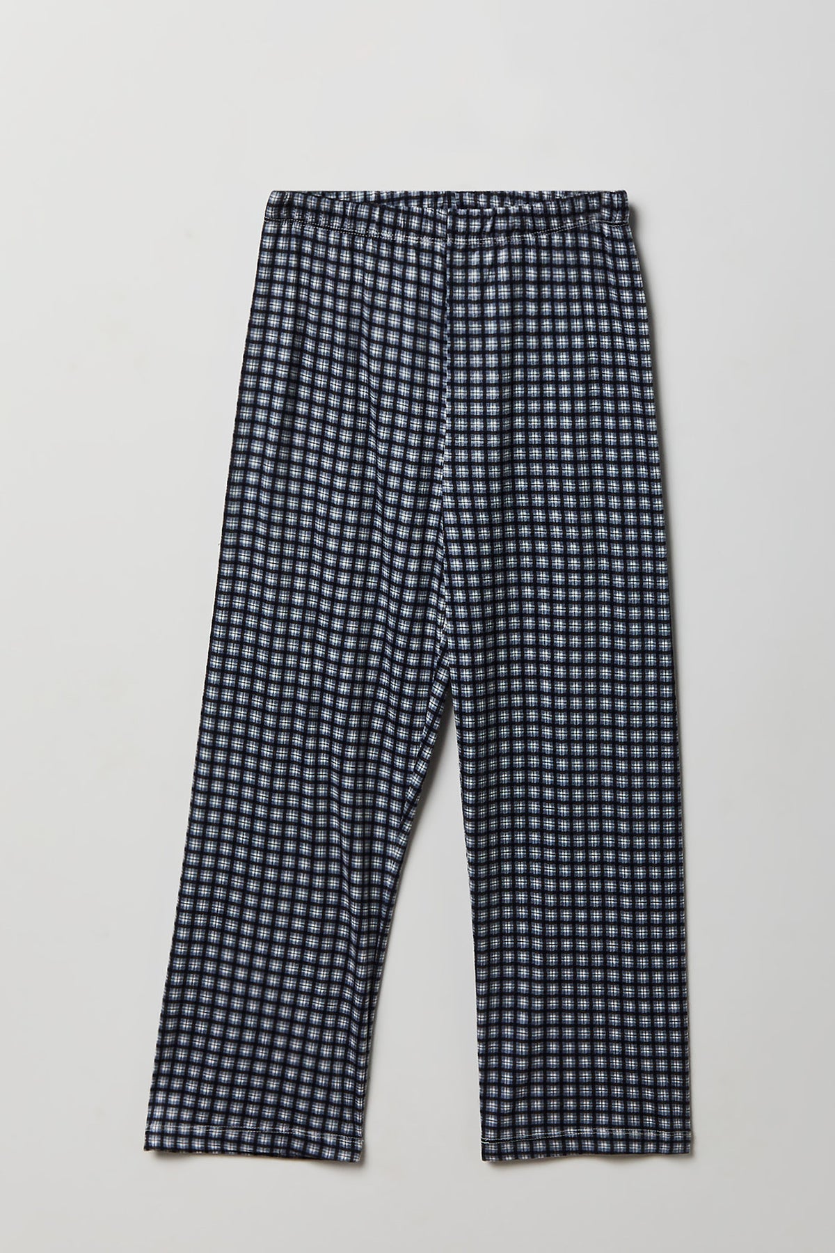 Alt View 4. Kids Graphic Tee & Flannel Pant Pajama Set - White