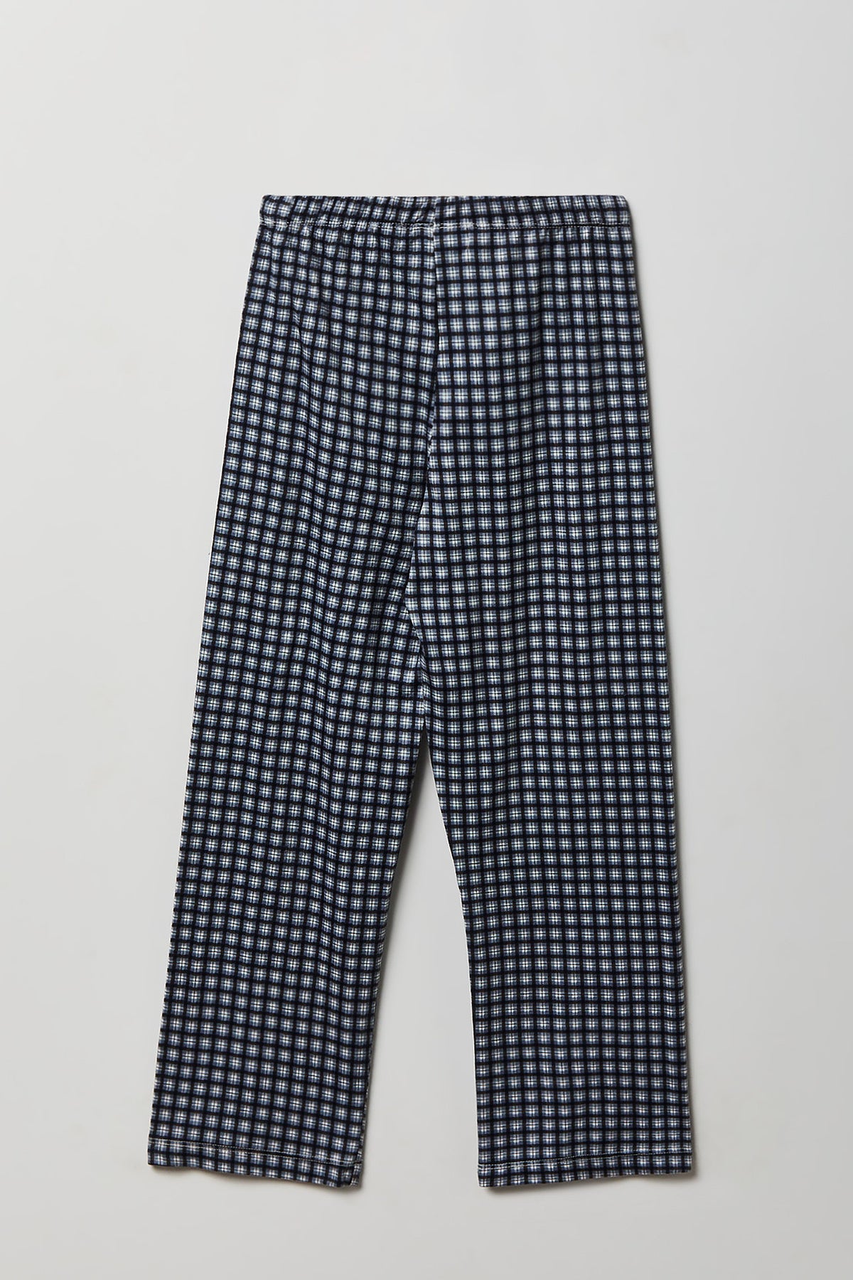 Alt View 5. Kids Graphic Tee & Flannel Pant Pajama Set - White