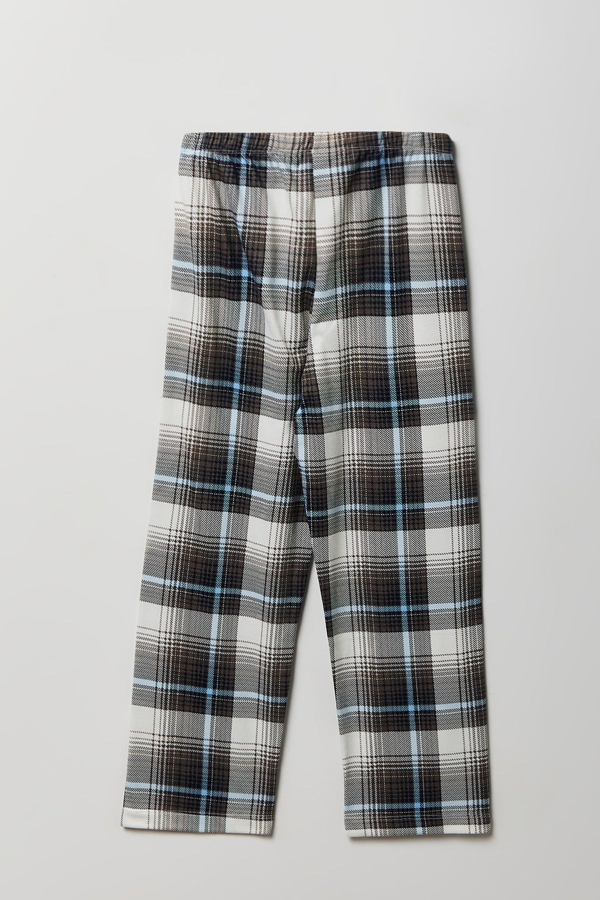 Alt View 5. Kids Graphic Tee & Flannel Pant Pajama Set - Blue