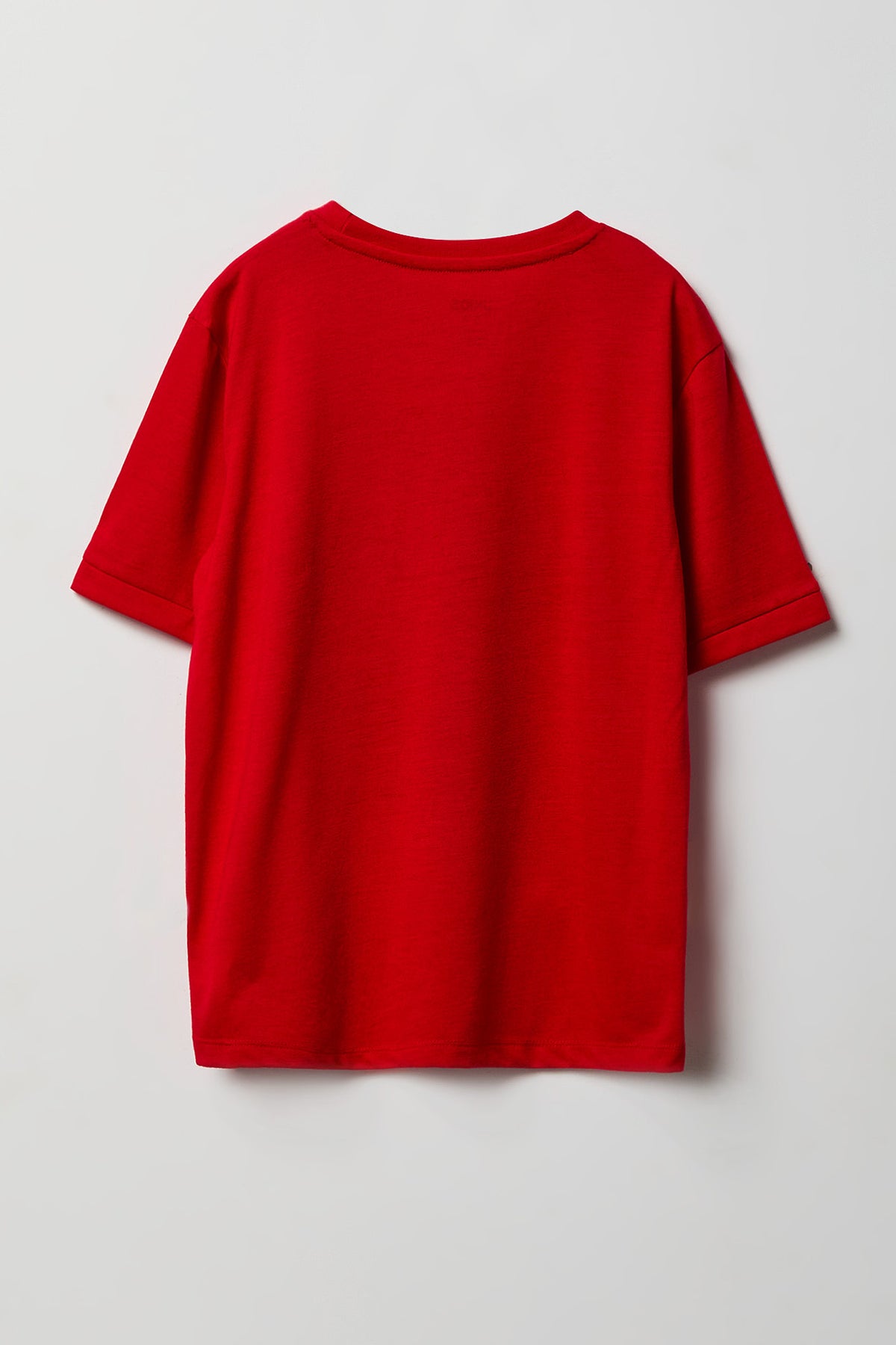 Alt View 3. Kids Graphic Tee & Flannel Pant Pajama Set - Red