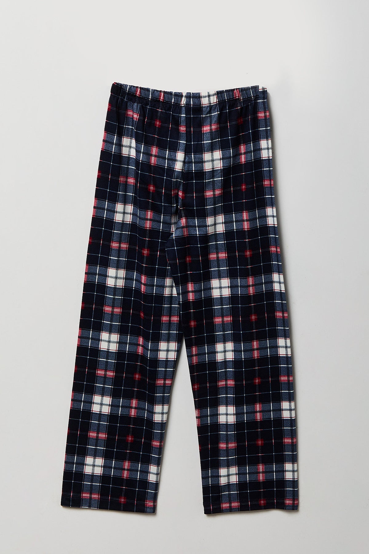 Alt View 5. Kids Graphic Tee & Flannel Pant Pajama Set - Red