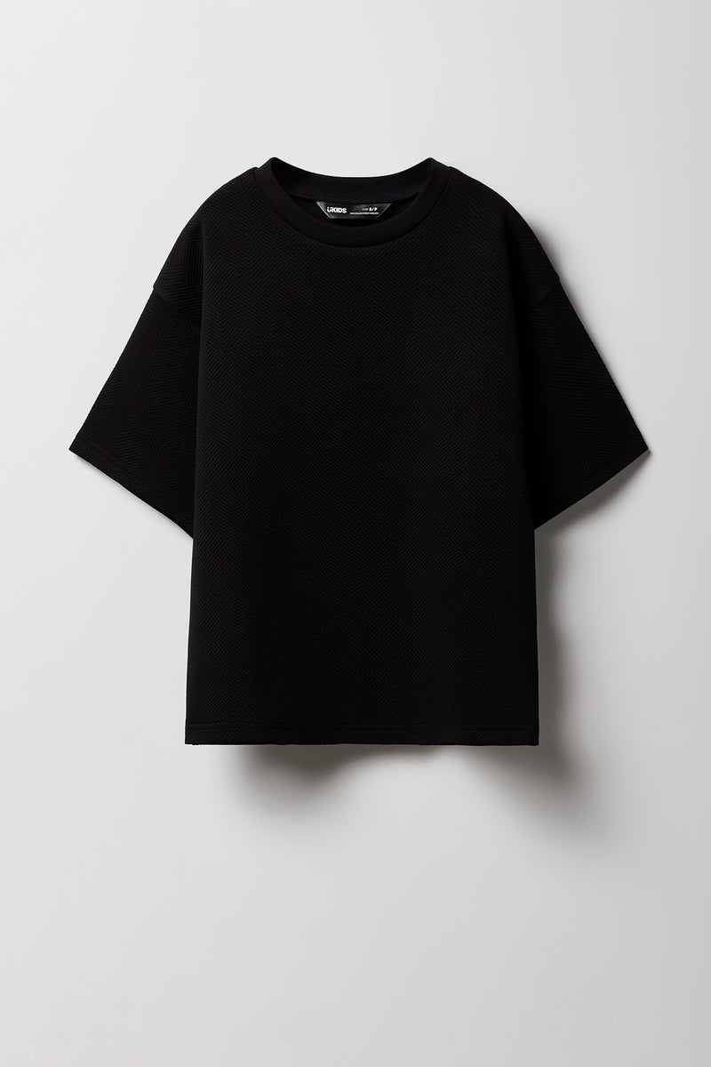 Boys Textured T-Shirt