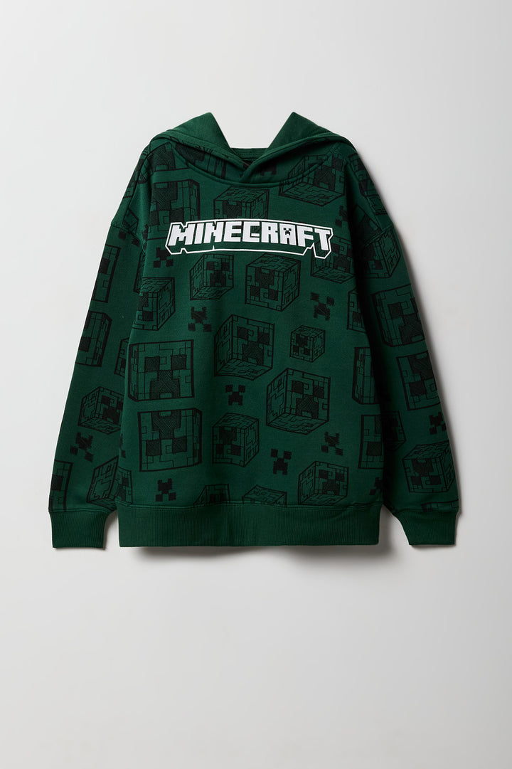 Kids Minecraft Fleece Hoodie