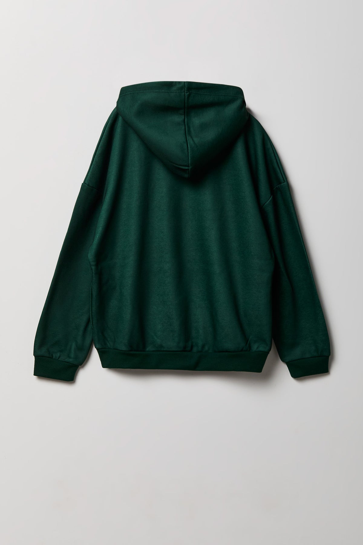 Alt View 2. Kids Minecraft Graphic Fleece Hoodie - Hunter Green