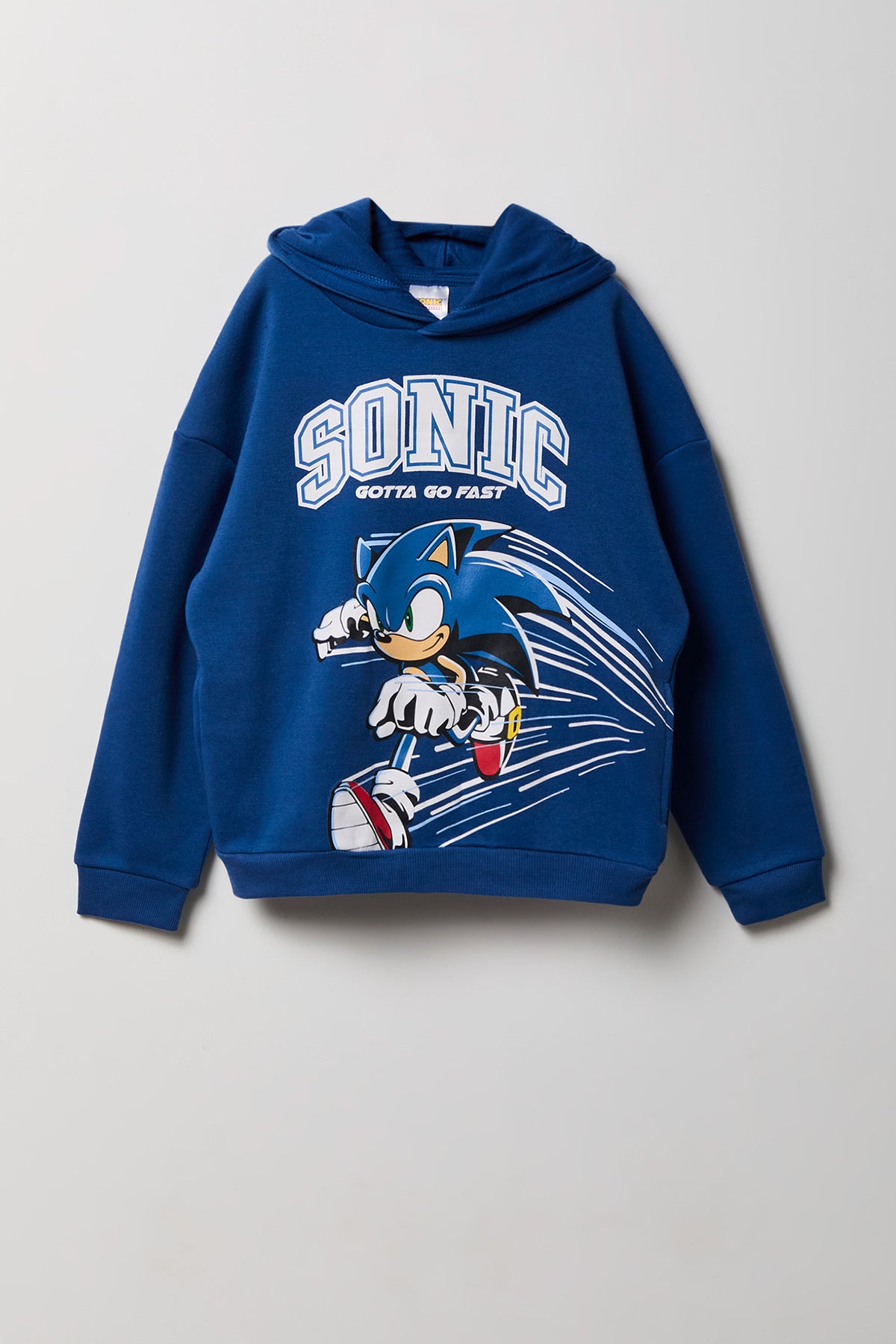 Kids Sonic Graphic Fleece Hoodie - Blue