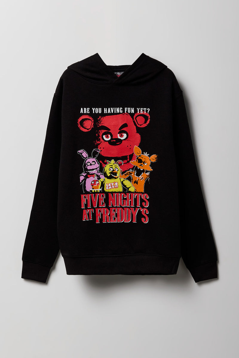 Haut à capuchon en molleton à imprimé Five Nights at Freddy's pour enfants