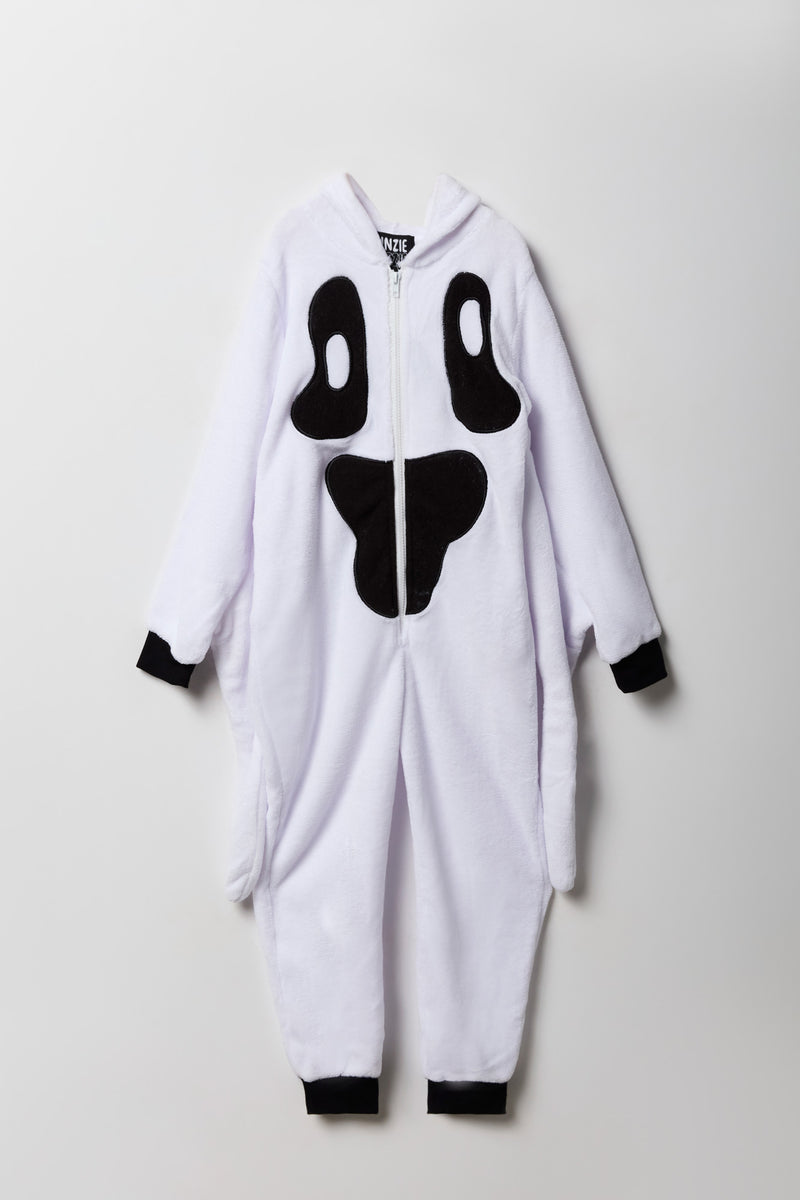 Kids Halloween Ghost Plush Onesie