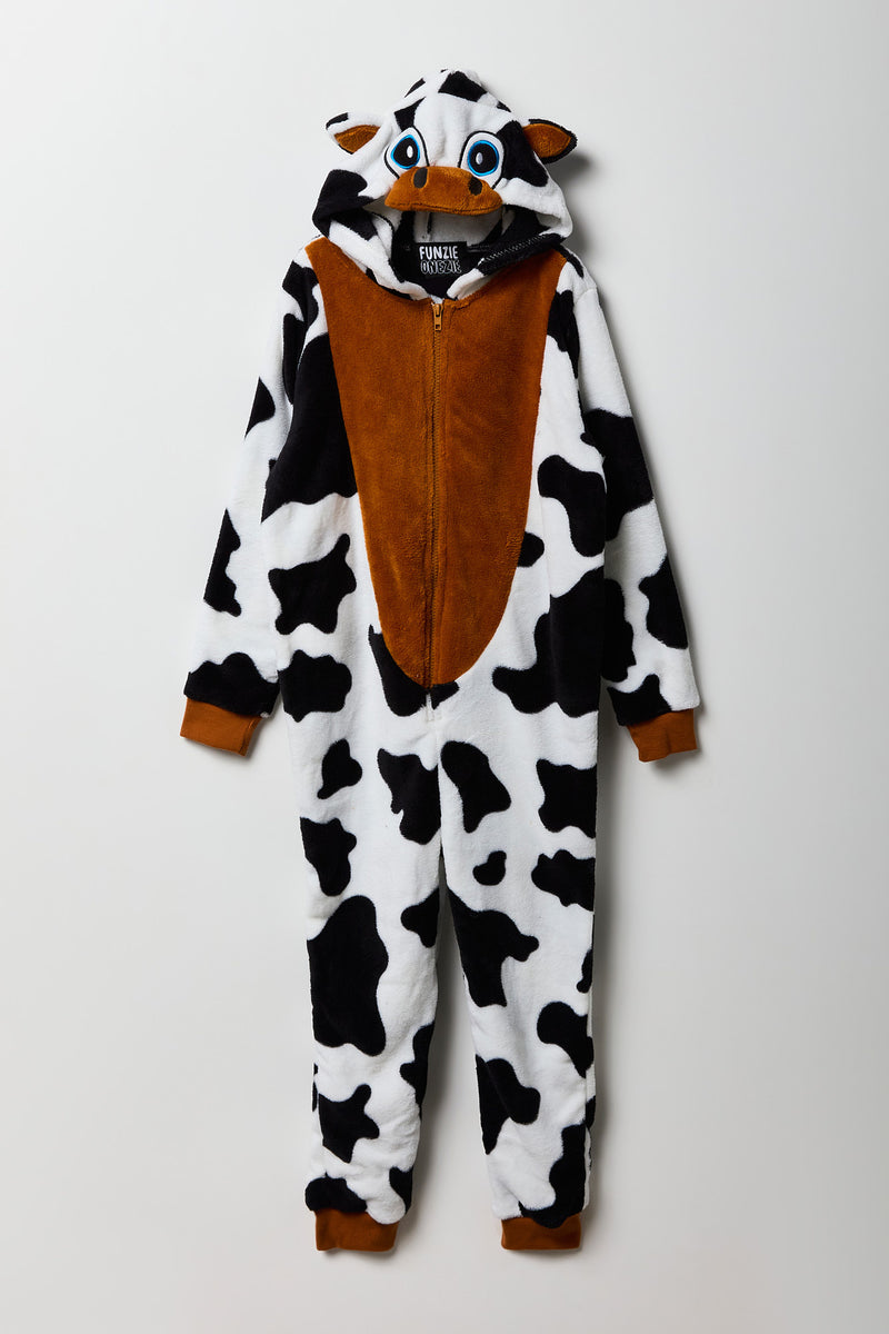 Kids Cow Plush Onesie