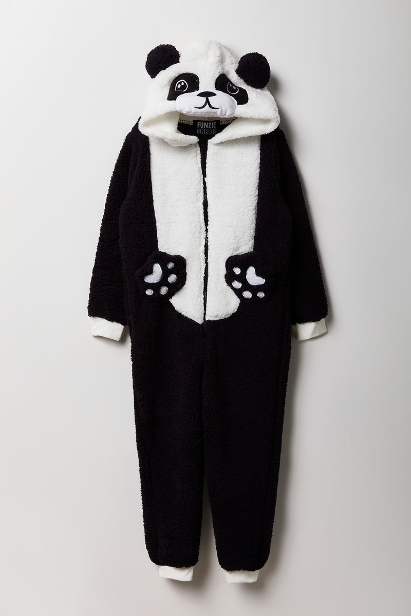 Combinaison en Sherpa Panda 3D pour enfant