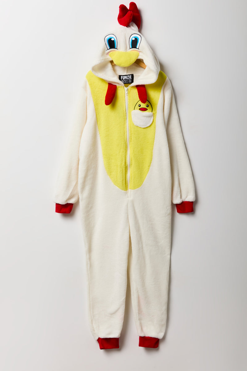 Kids 3D Chicken Plush Onesie