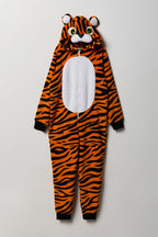 Kids 3D Tiger Plush Onesie