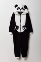 Kids 3D Panda Sherpa Onesie