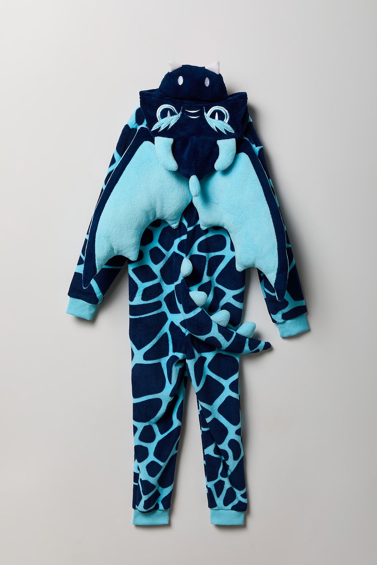 Vue alternative 3. Combinaison en peluche Dragon 3D pour enfant