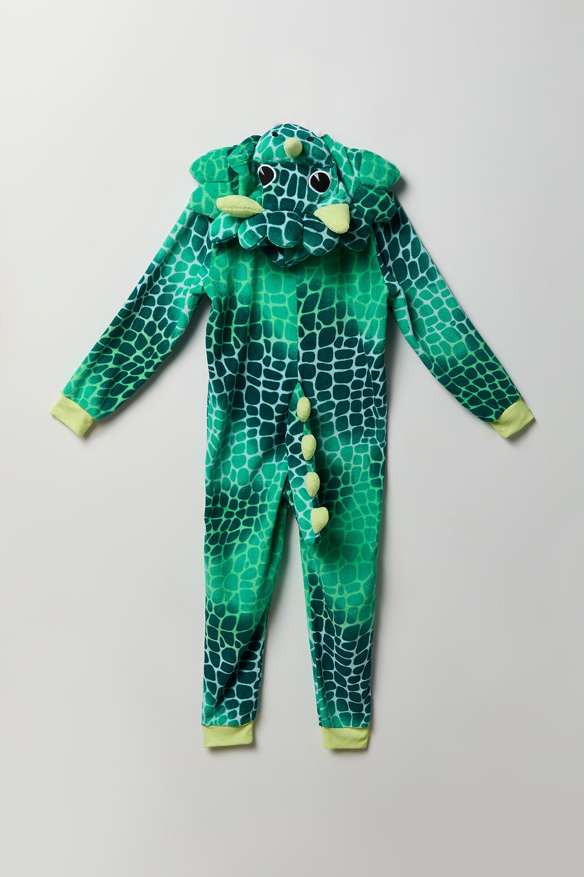 Vue alternative 2. Combinaison en peluche Dinosaure 2D pour enfant