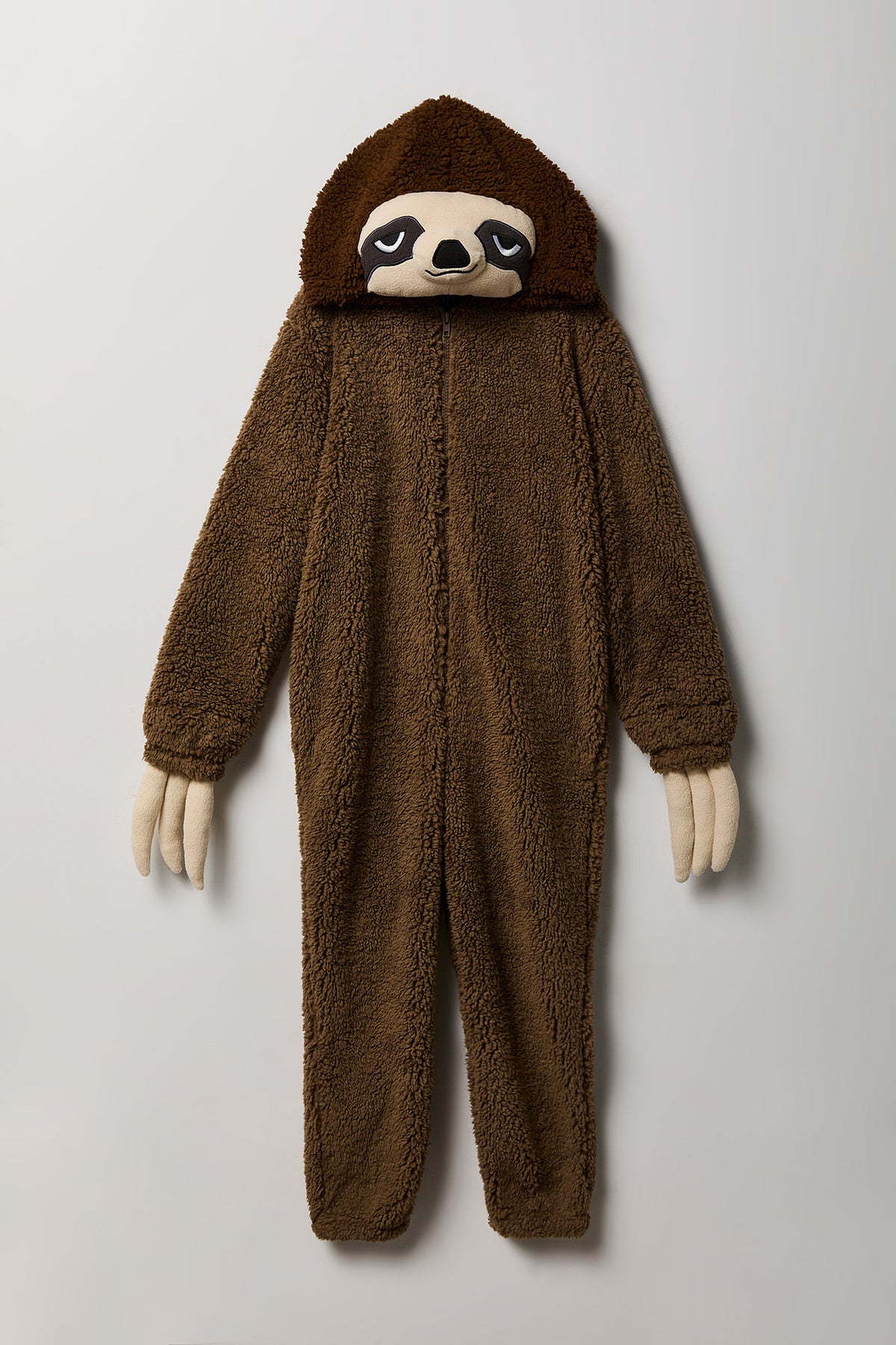 Combinaison en Sherpa Sloth 3D pour enfant