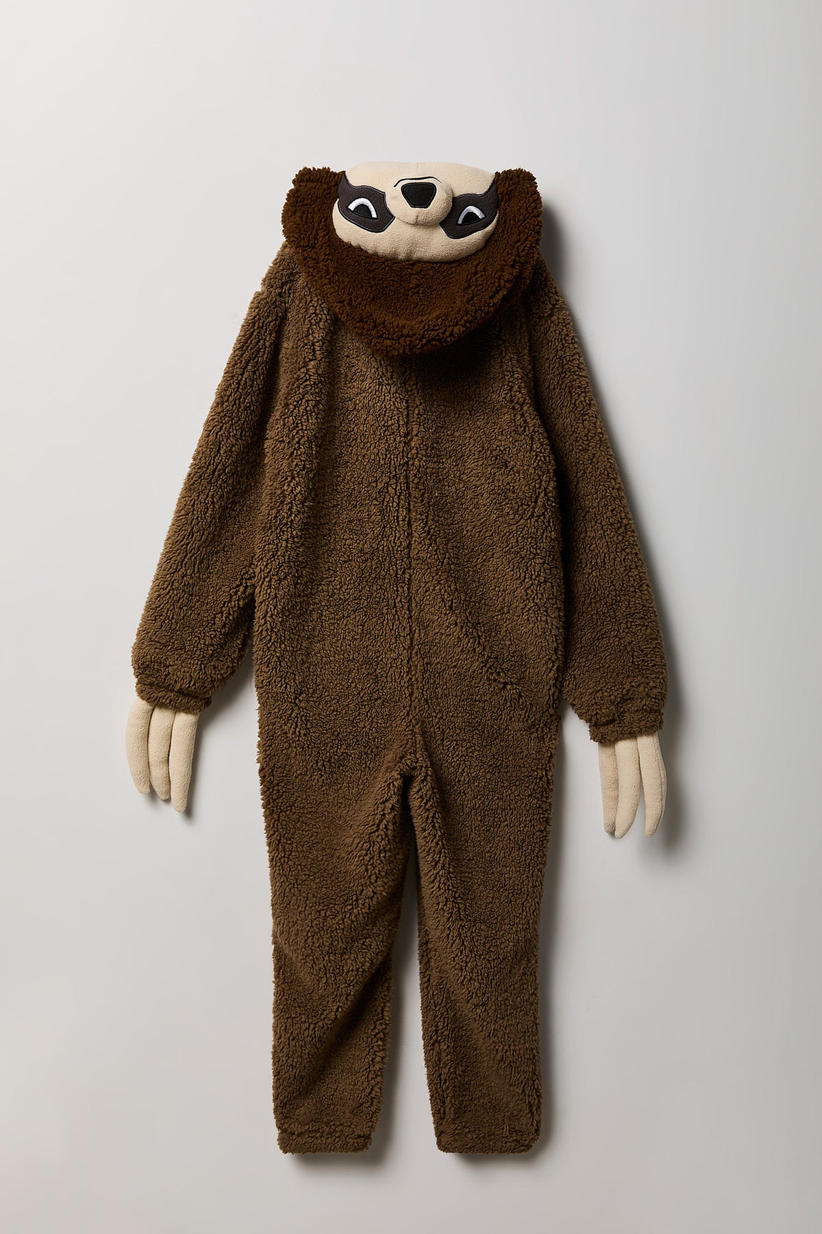 Vue alternative 3. Combinaison en Sherpa Sloth 3D pour enfant