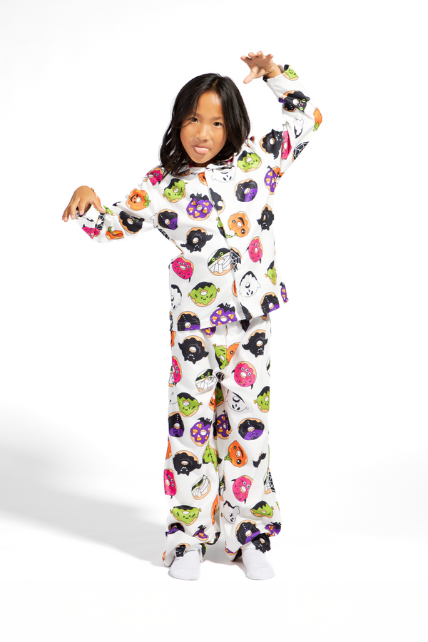Pyjama Famille Amropi - Soie Douce - Ensemble 2 Pièces Manches Longues - Pour Maman Et Enfant - Tailles Assorties