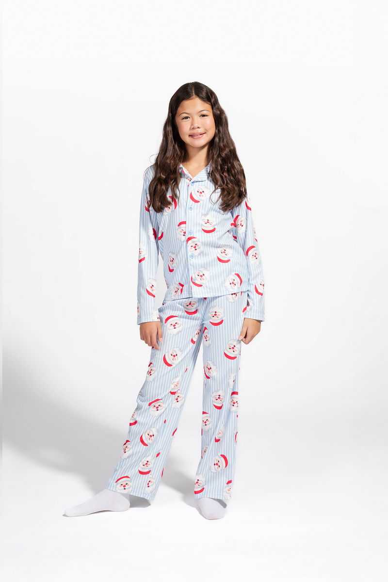 Ensemble Pyjamas de famille Père Noël et flanelle pour enfant