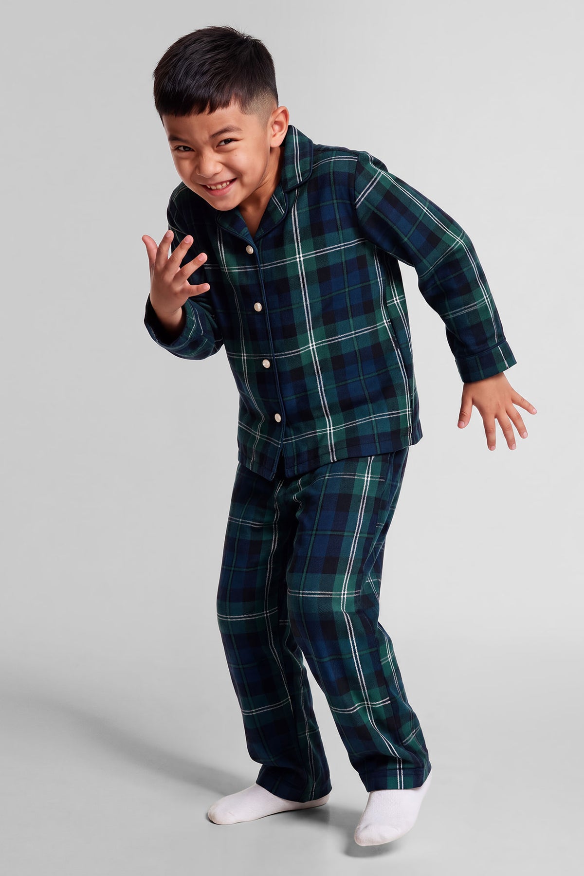 Vue alternative 5. Ensemble pyjama Pyjama de famille en flanelle à carreaux pour enfant