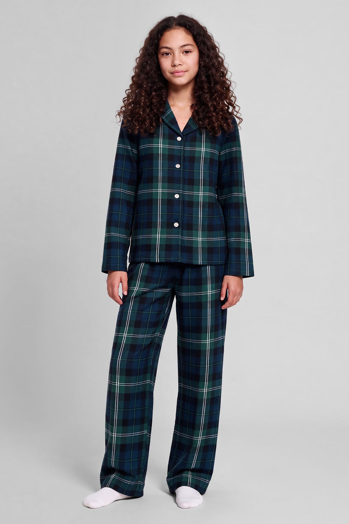 Ensemble pyjama Pyjama de famille en flanelle à carreaux pour enfant