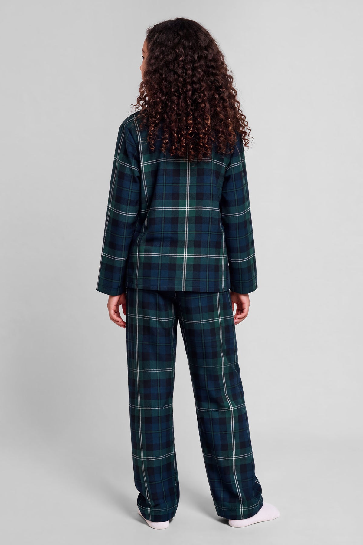 Vue alternative 3. Ensemble pyjama Pyjama de famille en flanelle à carreaux pour enfant