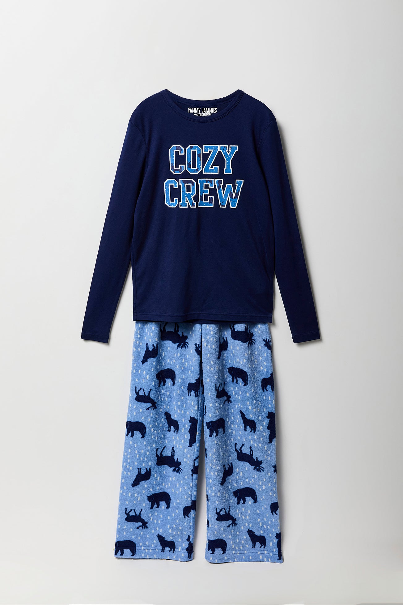 Ensemble pyjama Pyjamas de famille à imprimé Cozy Crew pour jeune