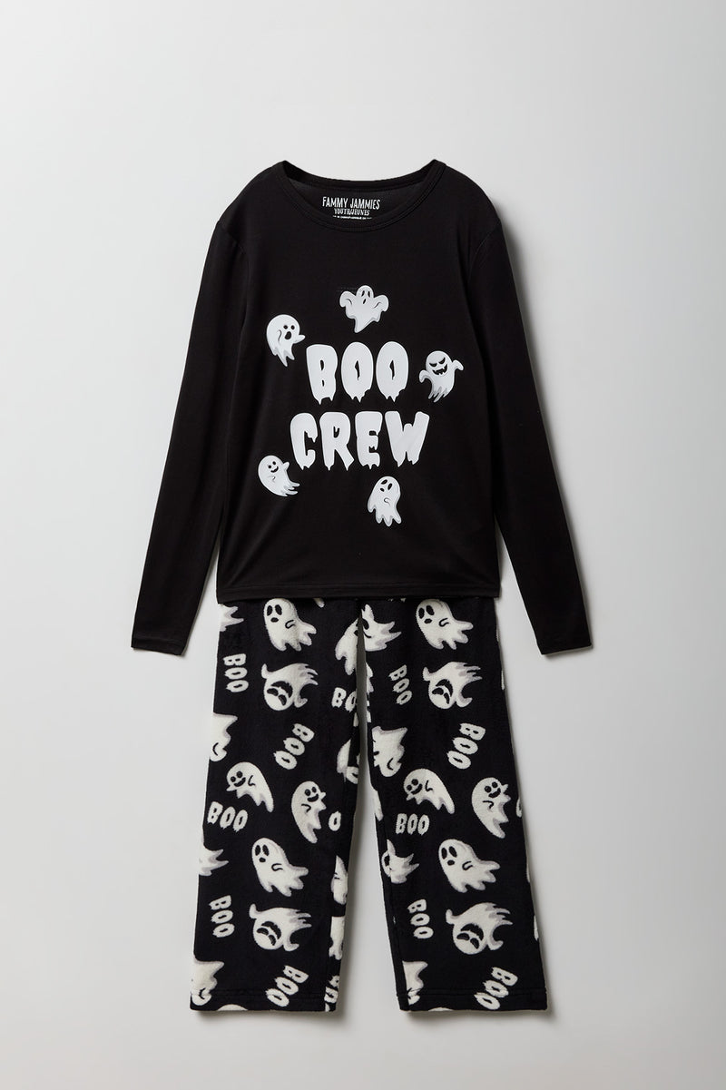 Ensemble-pyjama de famille à imprimé Boo Crew pour enfants