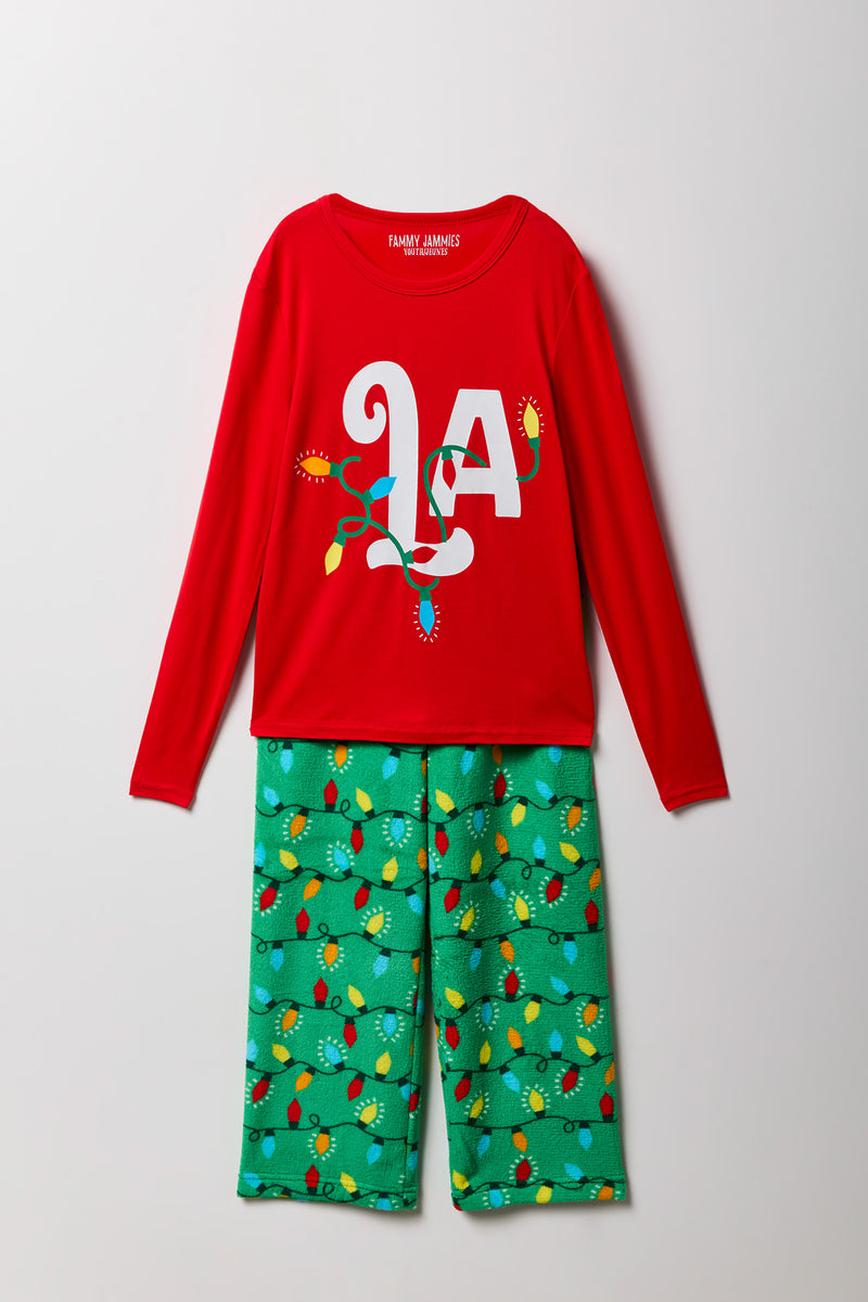 Kids Fammy Jammies 'Tis the Season Pajama Set