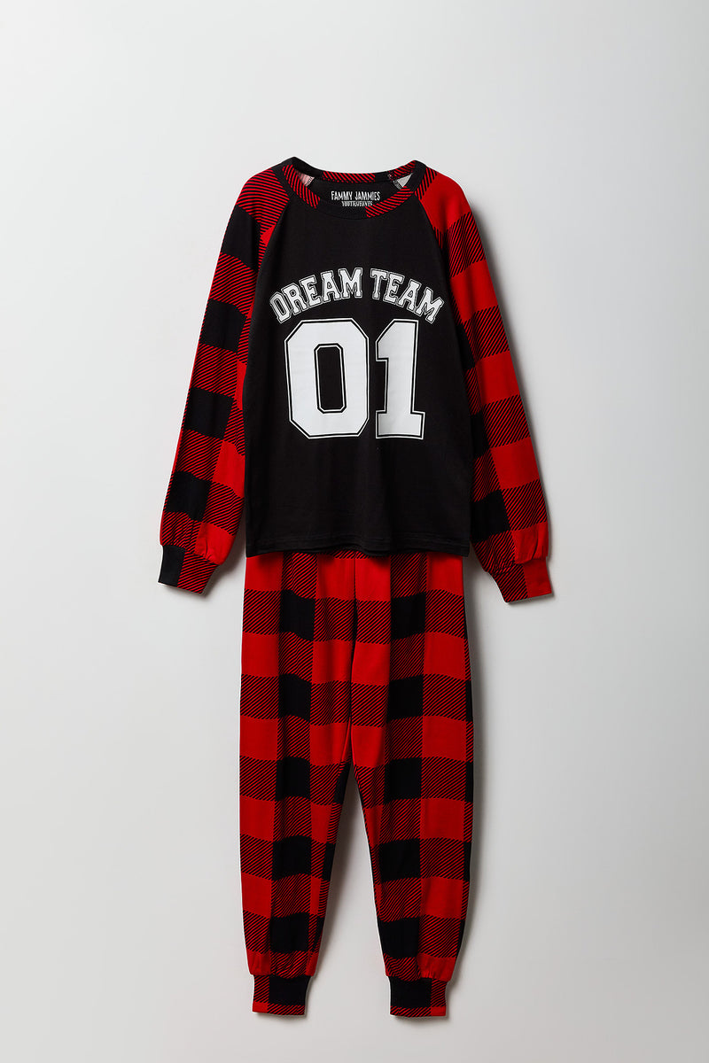 Ensemble-pyjama de famille deux pièces Dream Team pour enfants