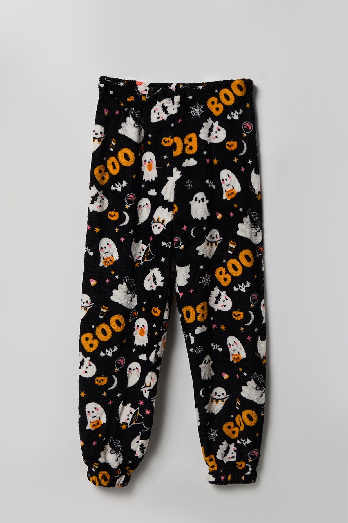 Alt View 5. Youth Fammy Jammies Boo Crew Pajama Set - Black