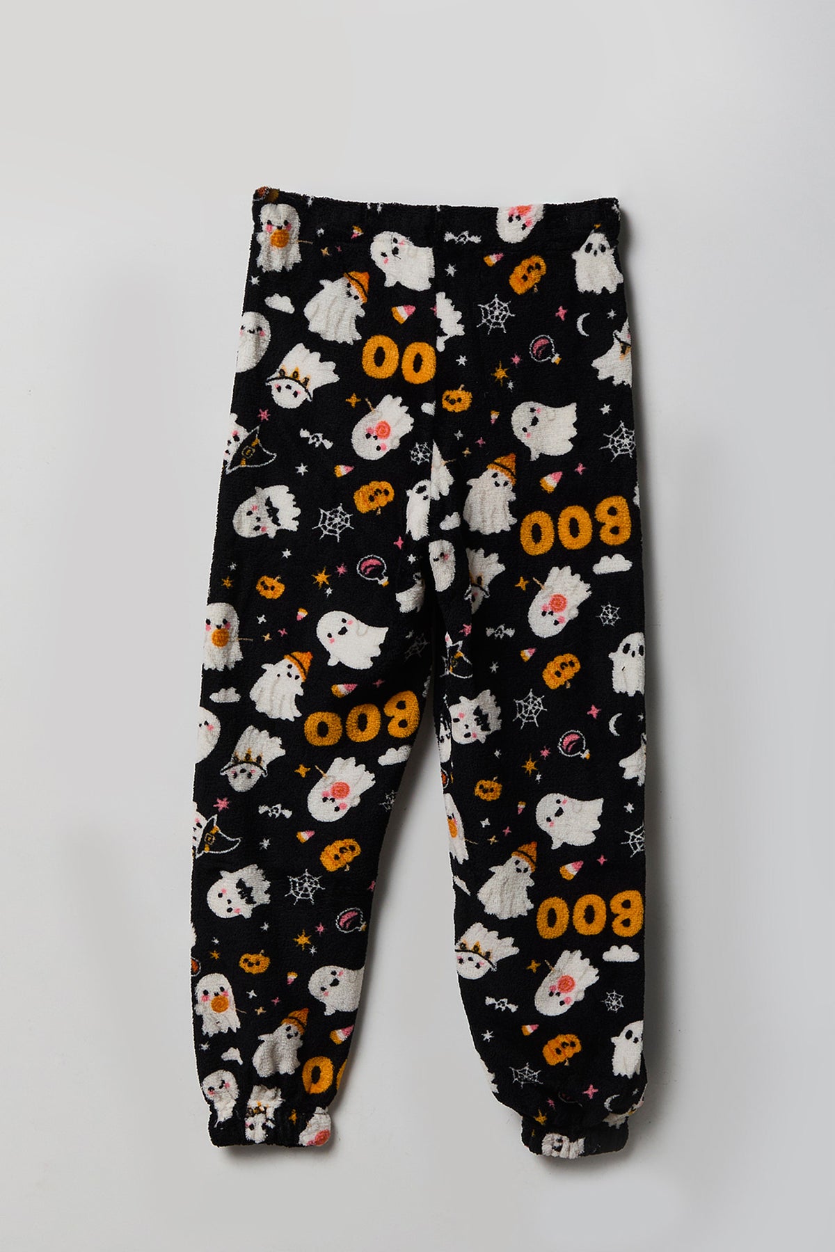 Alt View 4. Youth Fammy Jammies Boo Crew Pajama Set - Black