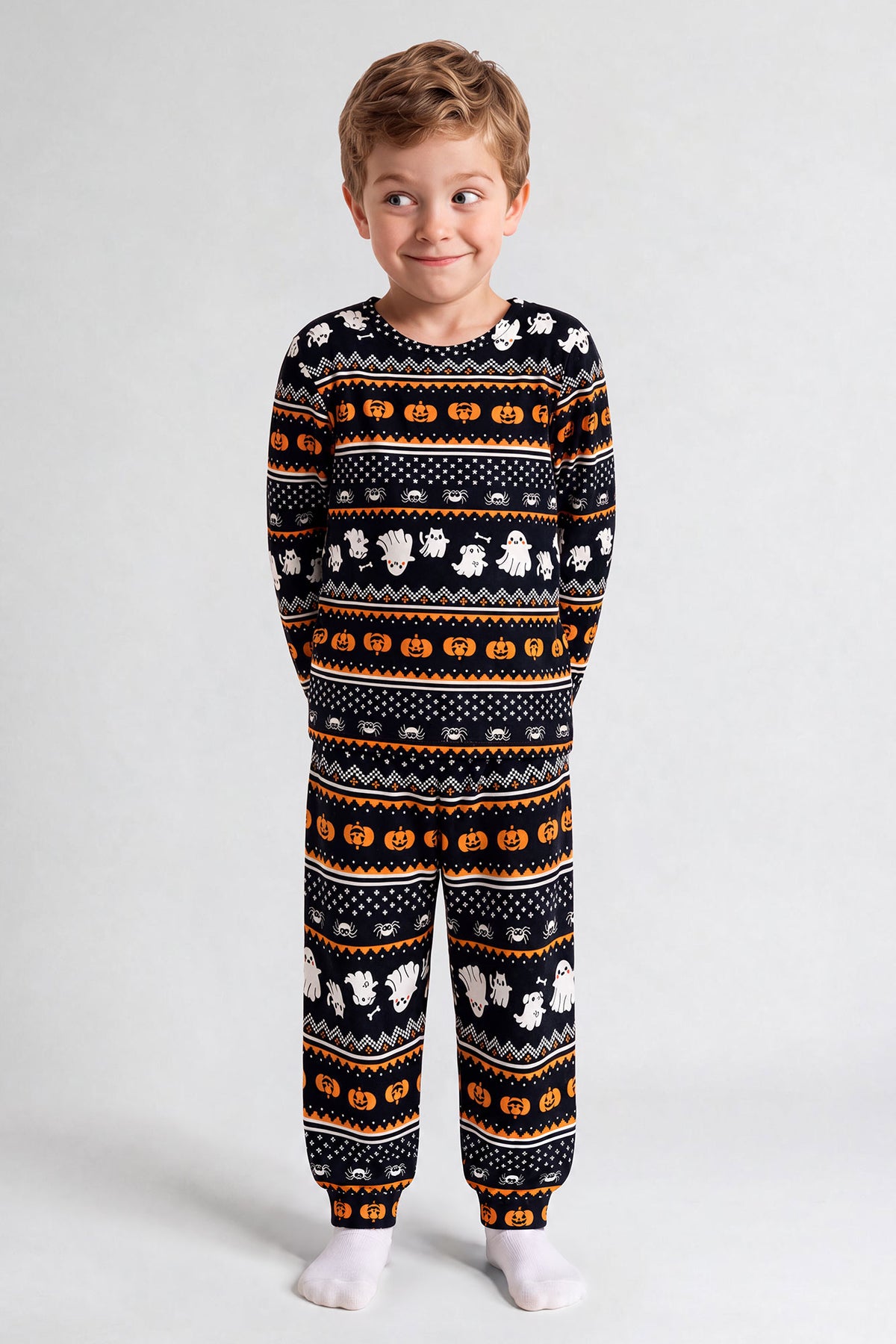 Vue alternative 2. Ensemble pyjama Pyjamas de famille Squad Ghouls pour enfants