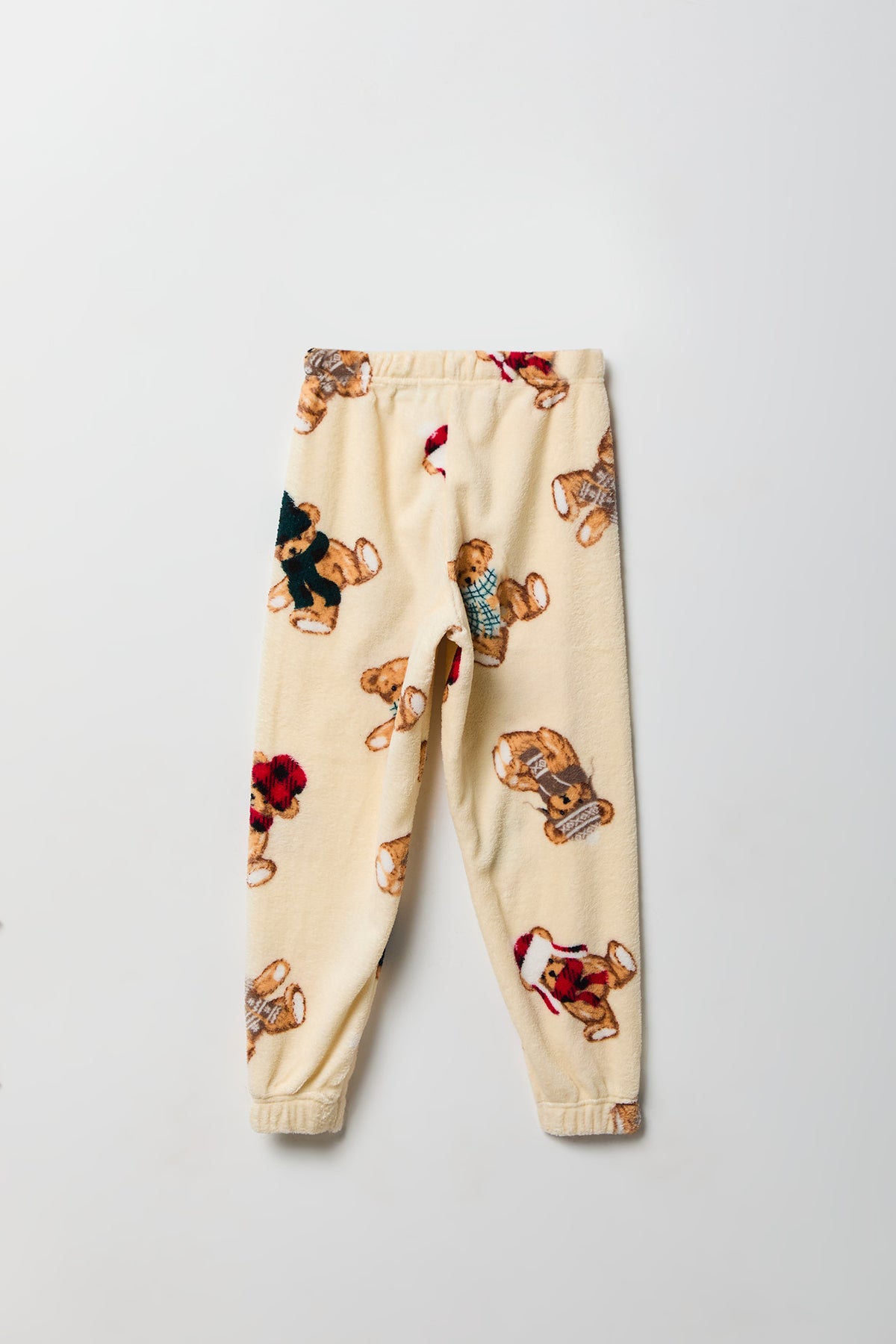 Alt View 6. Youth Cub Club Fammy Jammies Set - Tan