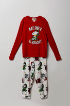 Ensemble pyjama Pyjamas de famille Peanuts Snoopy Merry & Bright pour jeune